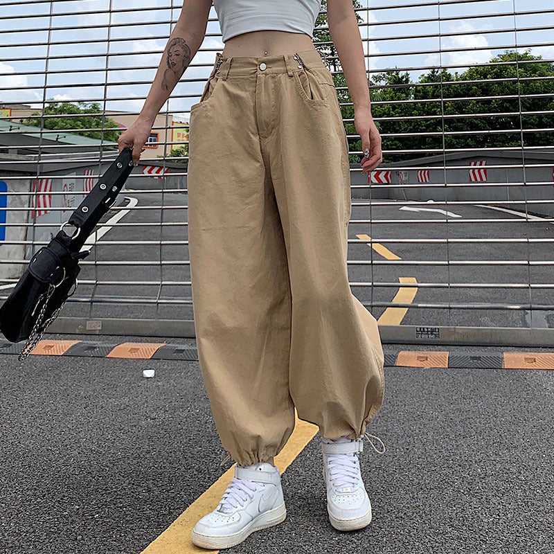 Baggy Parachute Cargo Pants