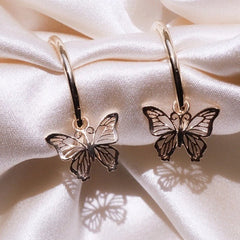 Exquisite butterfly earrings