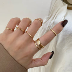 Creative Seven-Piece Joint Ring