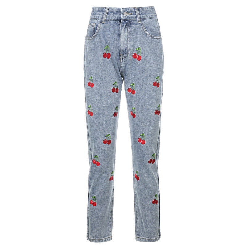 Cute Cherry Jeans