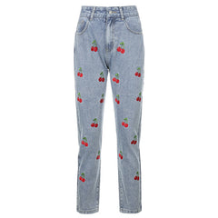 Cute Cherry Jeans