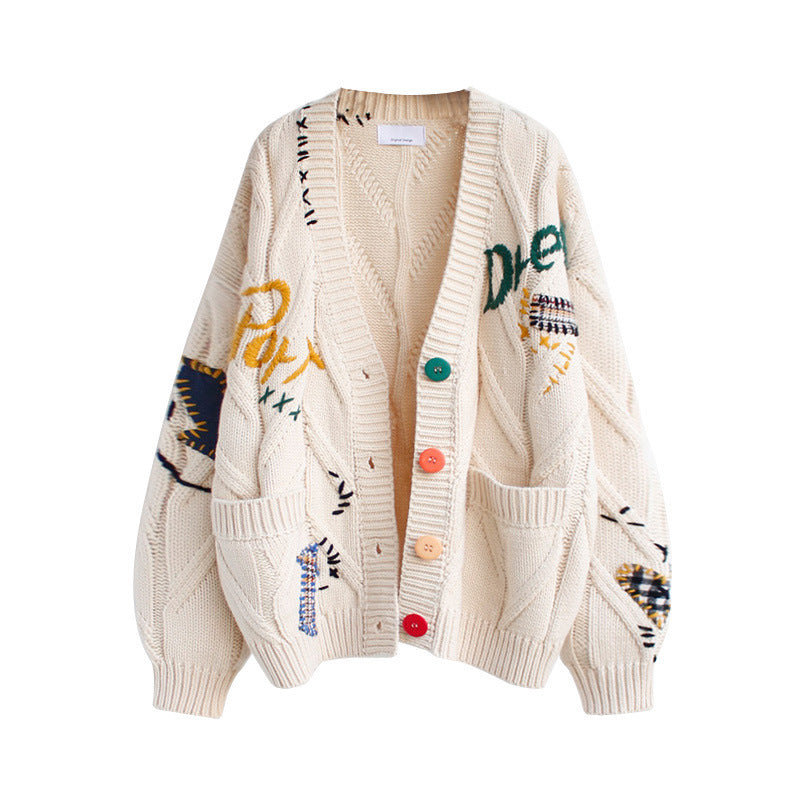 Hand-embroidered Cardigan