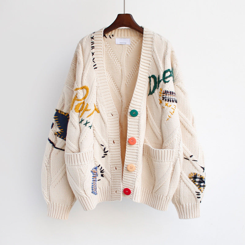 Hand-embroidered Cardigan