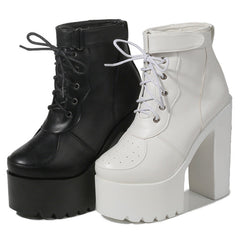 Chunky Martin ankle boots