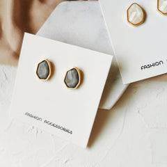 Irregular geometry earrings