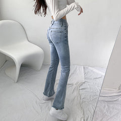 High Waisted Micro Jeans