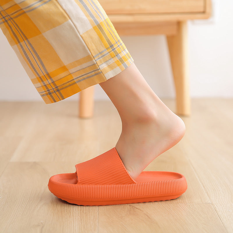 Bathroom platform slippers