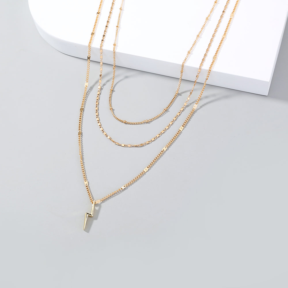 Simple Niche Design Multi-layer Necklace