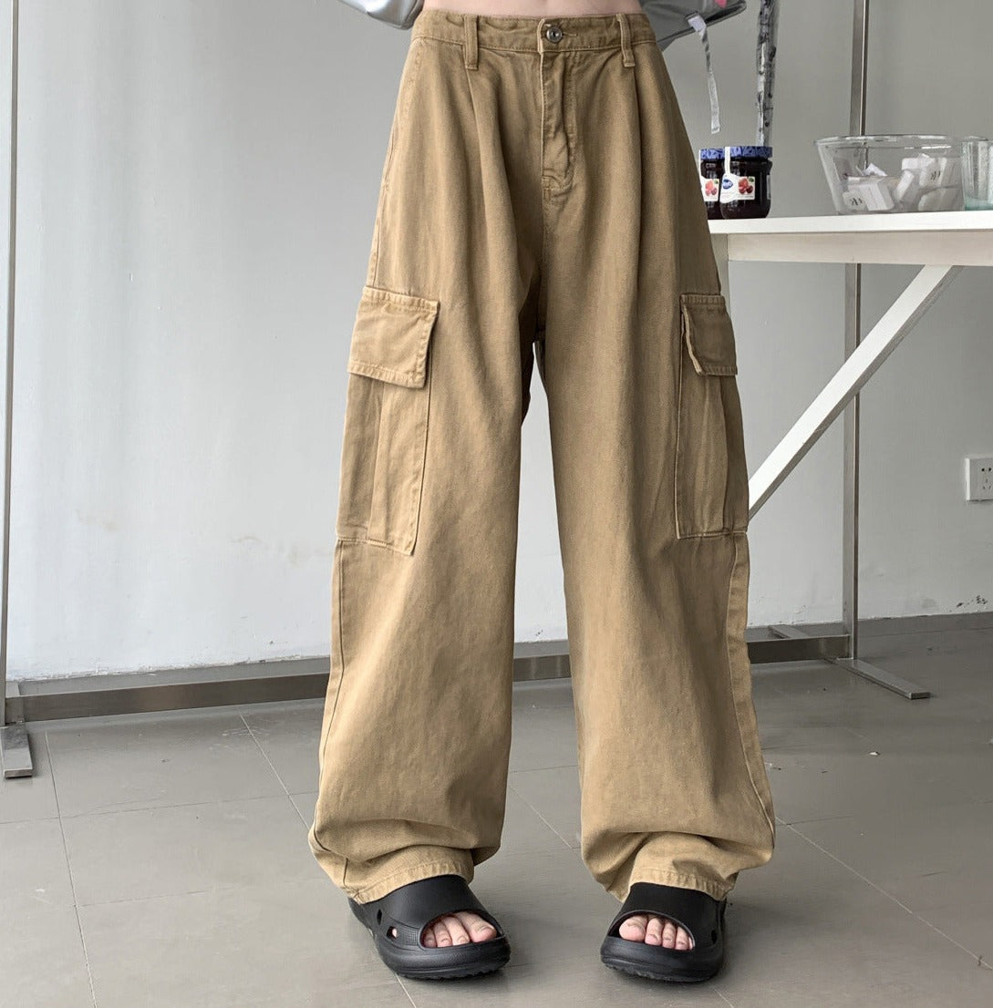 Vintage Big Pocket Baggy Cargo Jeans