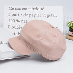 Casual PU casual hat