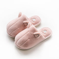 cute cat's claw cotton slippers