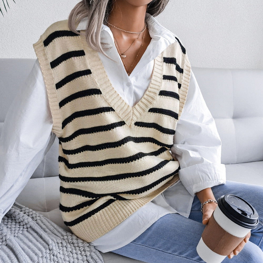 Hollow Leaf Casual Knitted Sweater