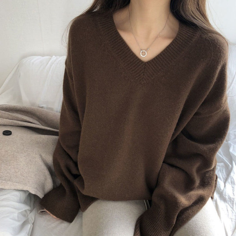 Dark Academia Oversized Sweater