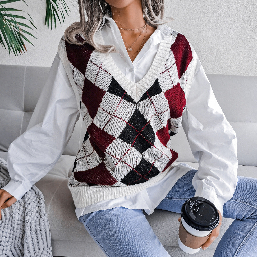 Hollow Leaf Casual Knitted Sweater