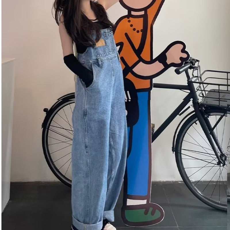 Classic Boyfriend Fit Denim Overall