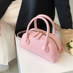 Pretty in Pink Leather Handbag