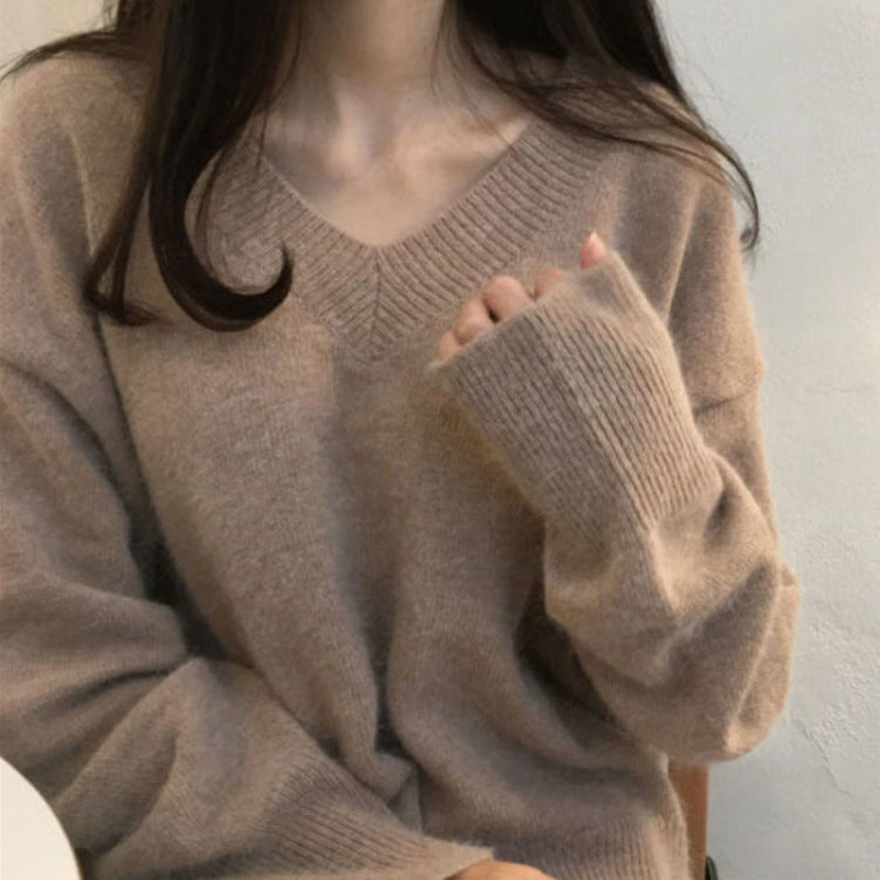 Dark Academia Oversized Sweater