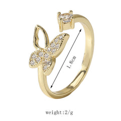 Butterfly Open Ring