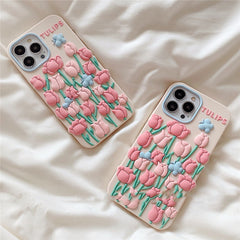 Bubble flowers Phone Case