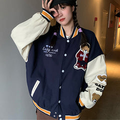 Cute Student Retro Jacket