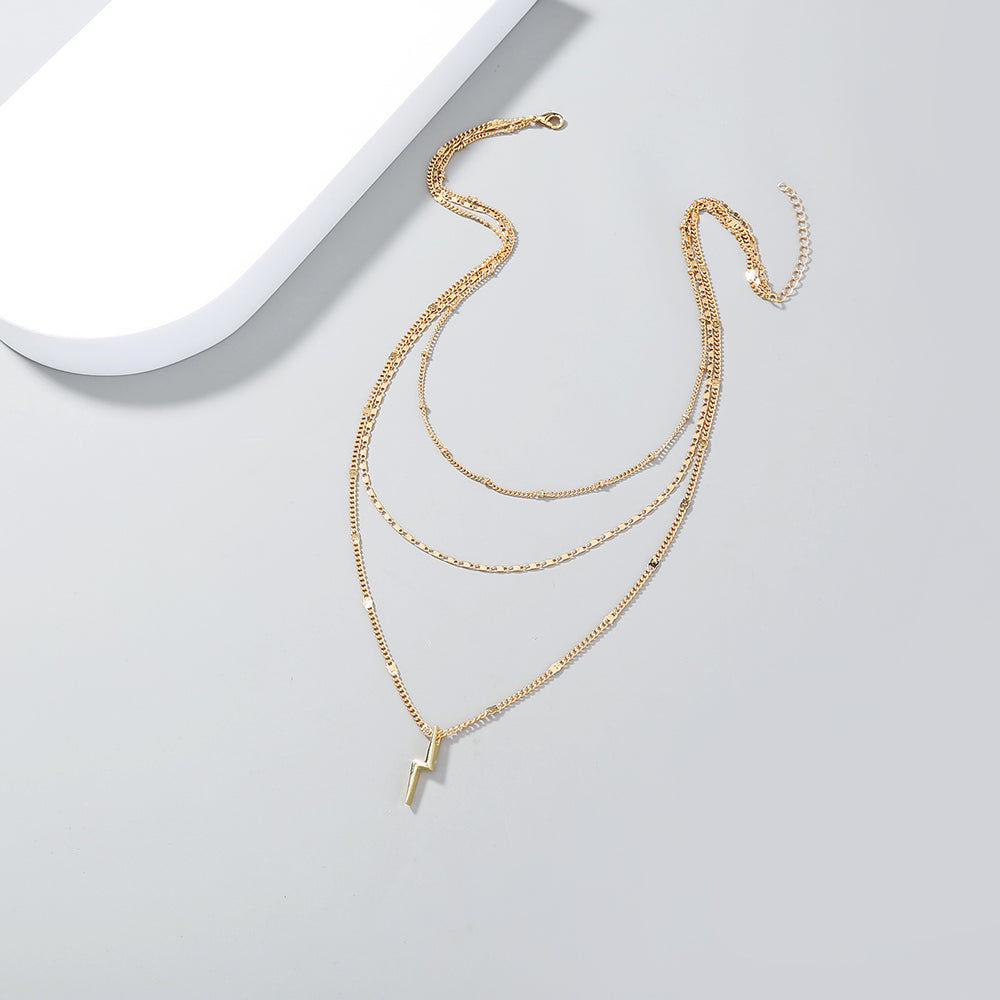 Simple Niche Design Multi-layer Necklace