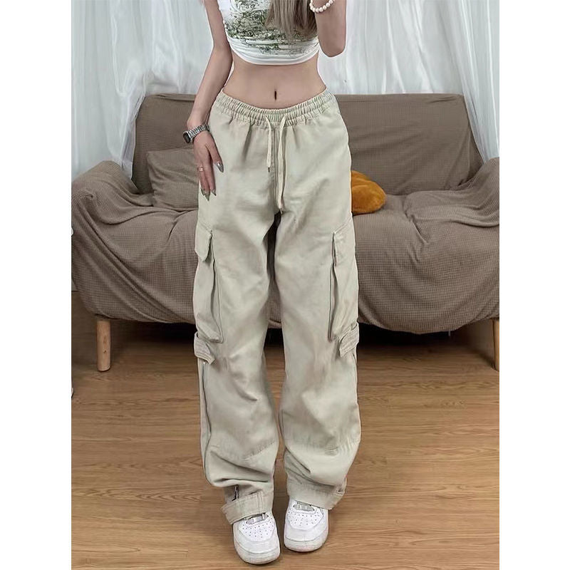 Straight Leg Vintage Y2K Cargo Pants