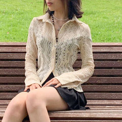 Lace Fairy Core Top