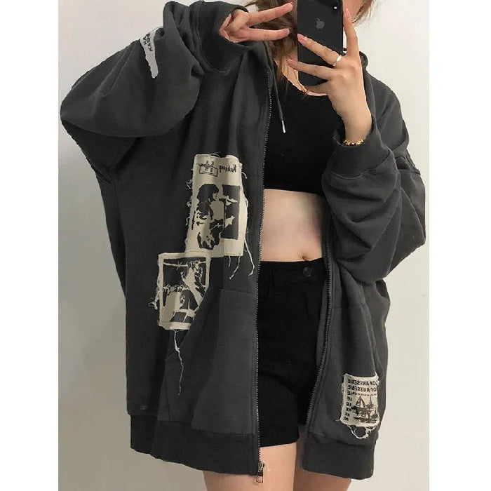 Gothic Zipper Hoodie