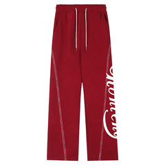 Stitch Design Logo Baggy Sweatpants