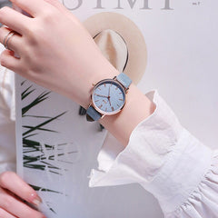 Gypsophila Student Simple Belt Waterproof Watch