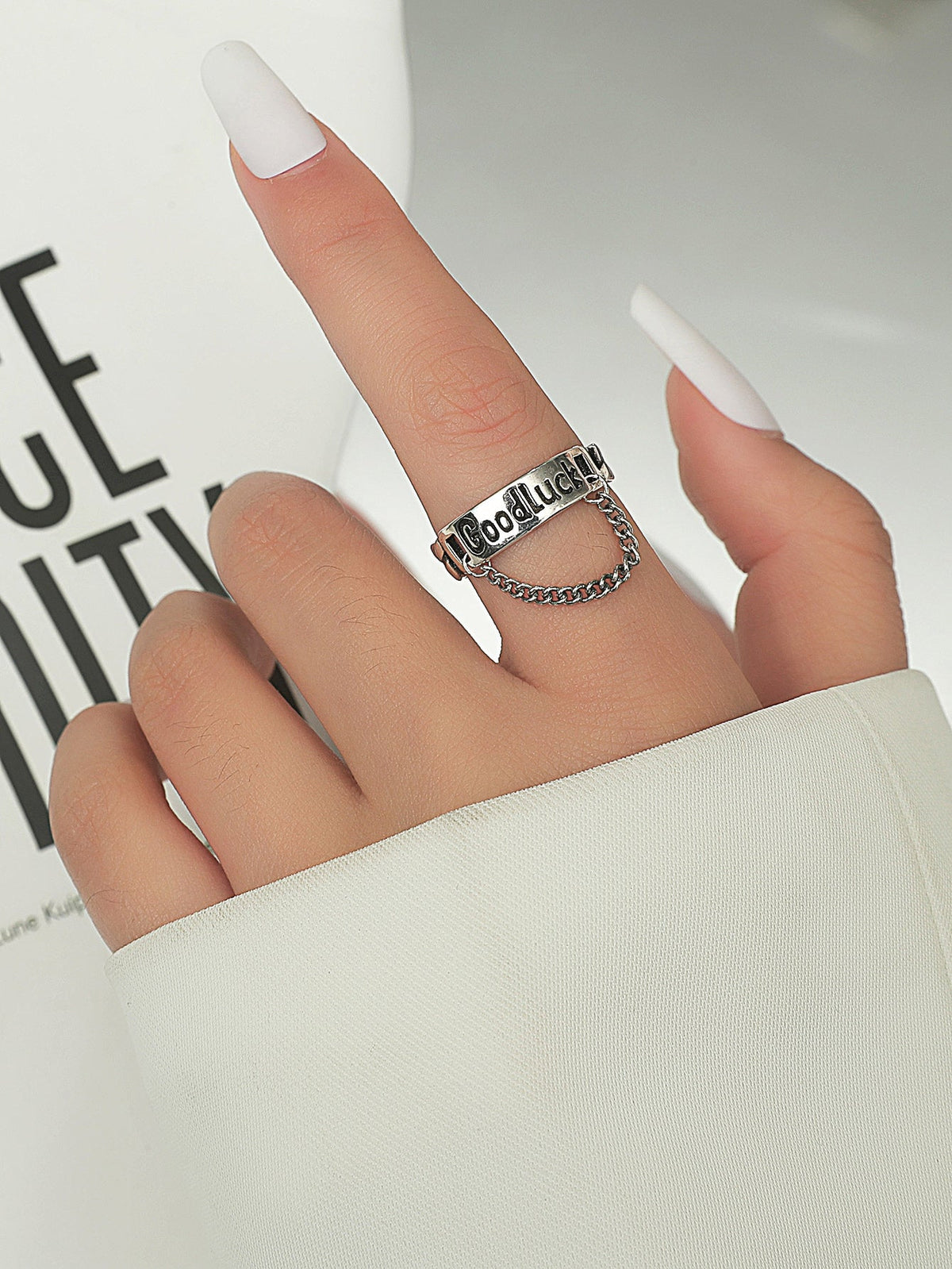 Vintage Open Chain Ring