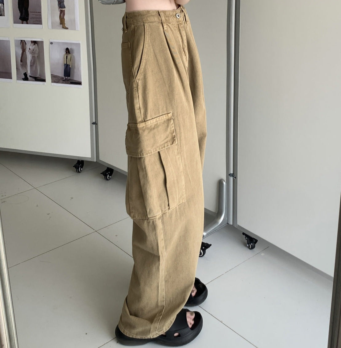 Vintage Big Pocket Baggy Cargo Jeans