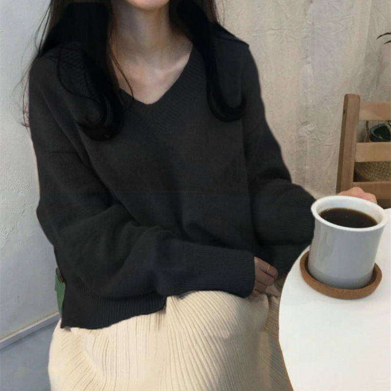 Dark Academia Oversized Sweater