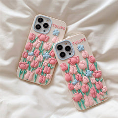 Bubble flowers Phone Case