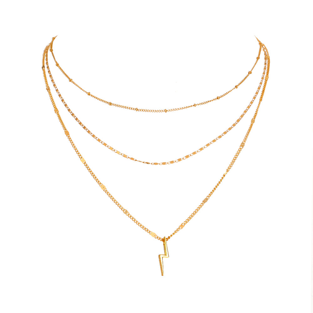 Simple Niche Design Multi-layer Necklace