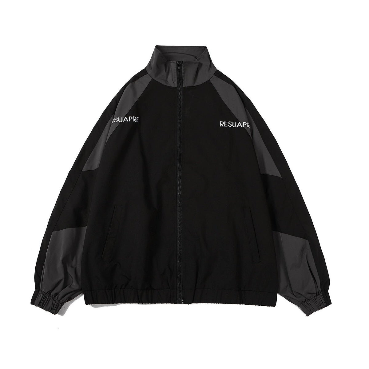Color Block Jacket Color Block Oversized Waterproof Jacket – Evael