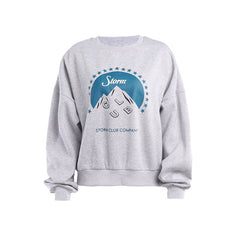 Logo Print Pullover Sweatshirt