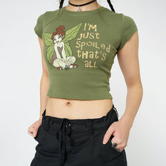 Fairycore Green Crop Top