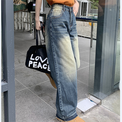 High Waist Baggy Boyfriend Jeans