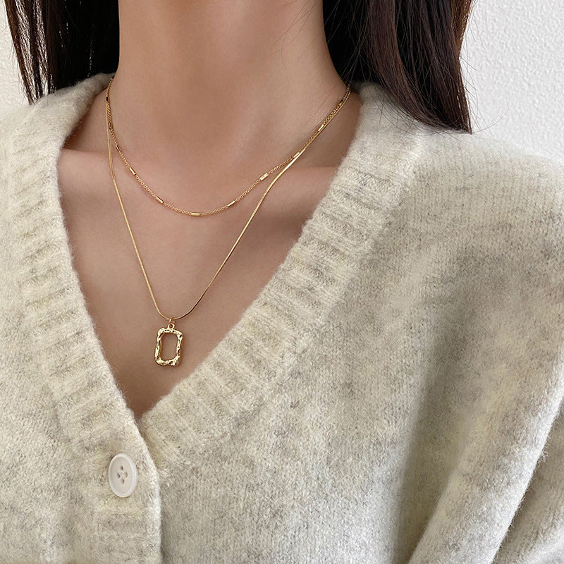 Square Shell Necklace