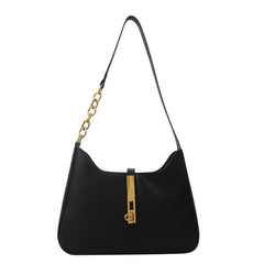 Gold Chain Glam Shoulder Bag