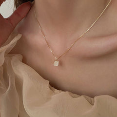 Square Shell Necklace