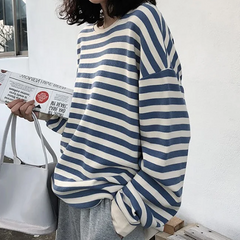 Vintage 90's Stiped Oversized Sweatshirt
