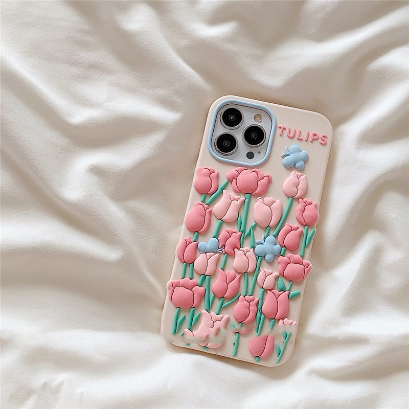 Bubble flowers Phone Case