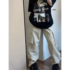 Straight Leg Vintage Y2K Cargo Pants