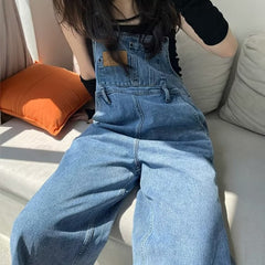 Classic Boyfriend Fit Denim Overall