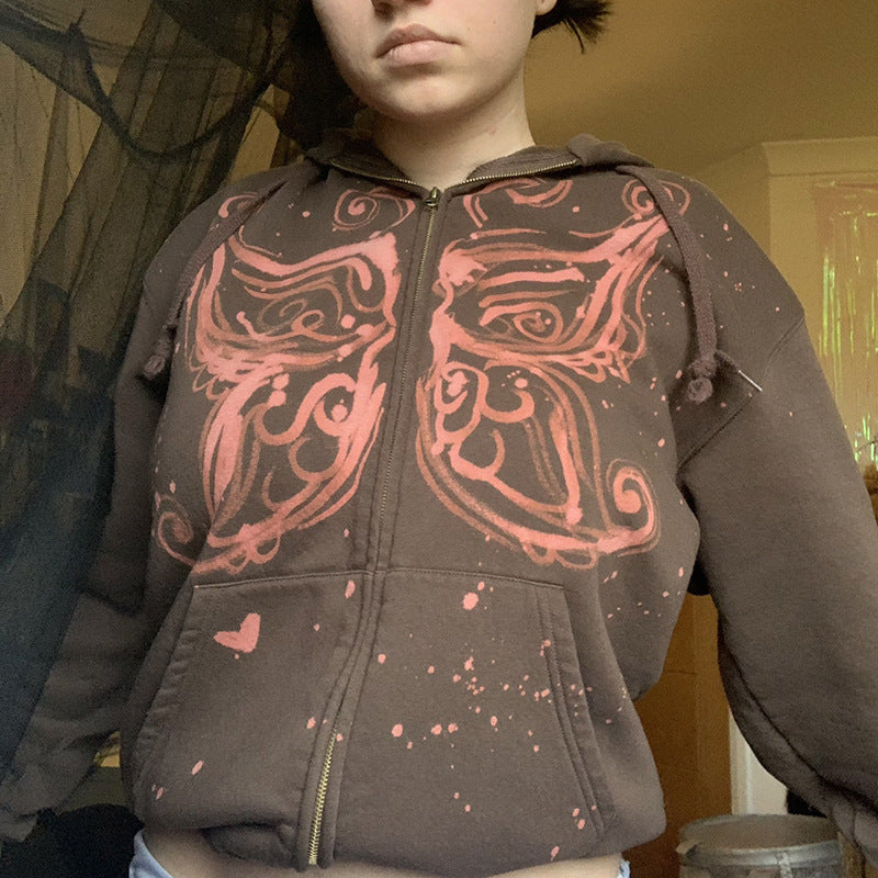 Butterfly Fairy Grunge Hoodie