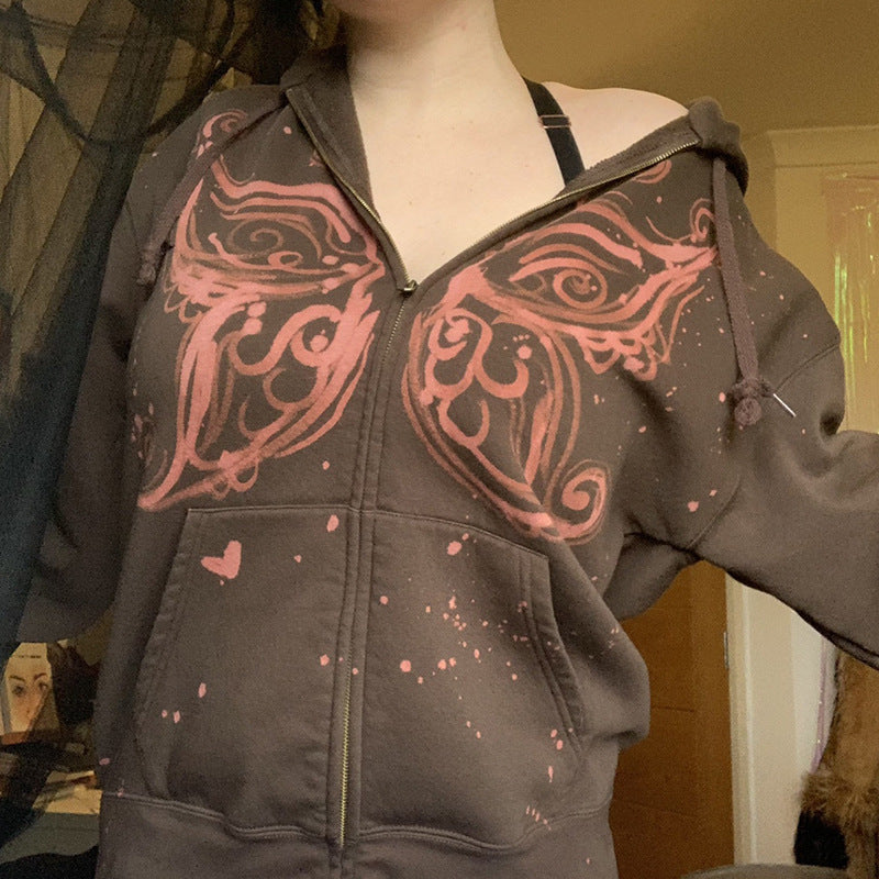 Butterfly Fairy Grunge Hoodie