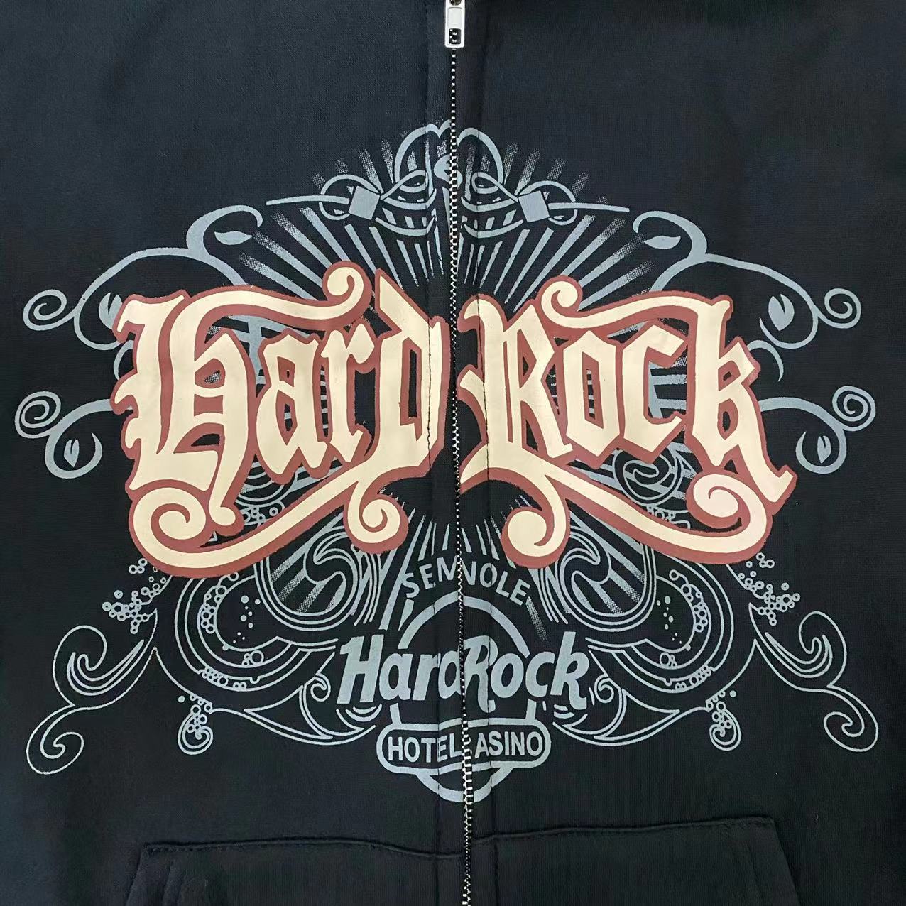 Hard Rock Graphic Zip Up Hoodie