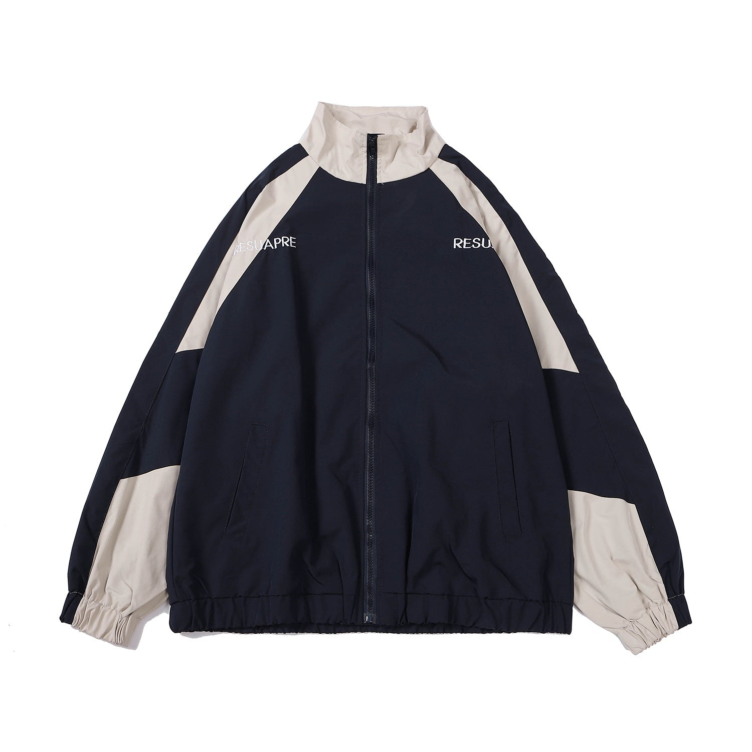 Color Block Oversized Waterproof Jacket